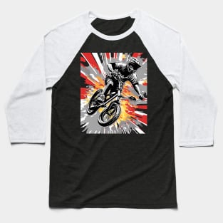 BMX Biker Baseball T-Shirt